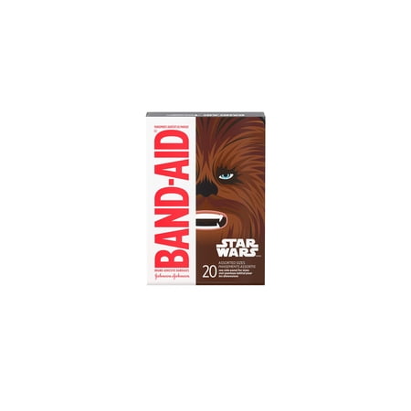Band-Aid Star Wars Adhesive Bandages Assorted Sizes (Pack of 20)