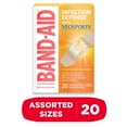 thumbnail image 1 of Band-Aid Brand Bandages with Neosporin Antibiotic, Assorted Sizes, 20 Count, 1 of 9