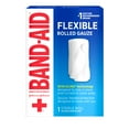 thumbnail image 1 of Band Aid Brand First Aid Product Flexible Rolled Gauze, 2 in x 2.5 yd, 1 of 8