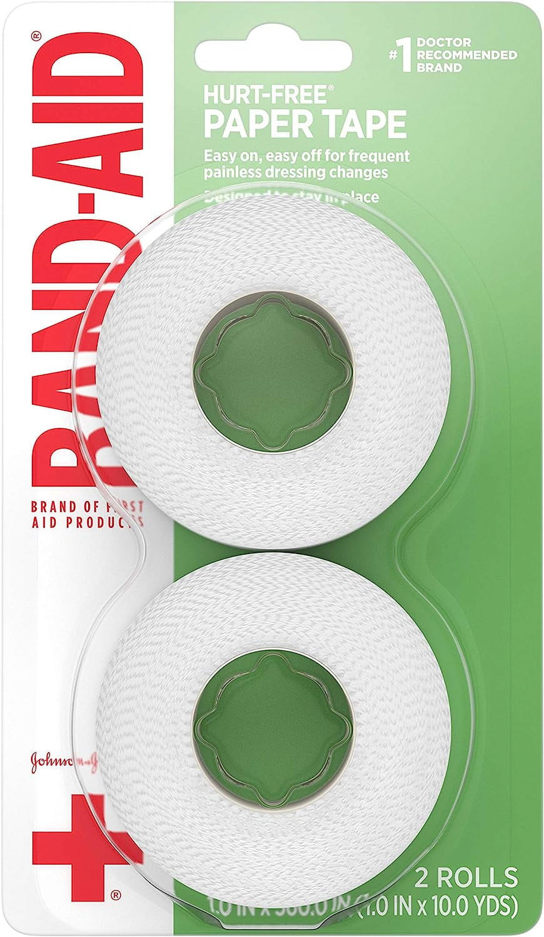 BandAid Brand of First Aid Products HurtFree Medical Adhesive Paper