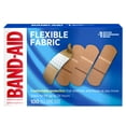 thumbnail image 1 of Band-Aid Brand Flexible Fabric Adhesive Bandages, All One Size, 100 ct (Pack of 4), 1 of 3