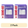 (2 pack) BandAid Brand Large Cushion Care Thick Gauze Pads, 4 in x 4