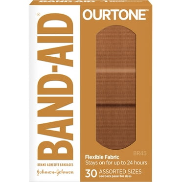 Band-Aid Brand Ourtone Adhesive Bandages, BR45, 30 ct (Pack of 2)