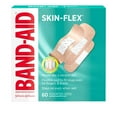 thumbnail image 1 of BAND-AID Brand Skin-Flex Adhesive Bandages, Assorted Sizes, 60 Count, 1 of 11