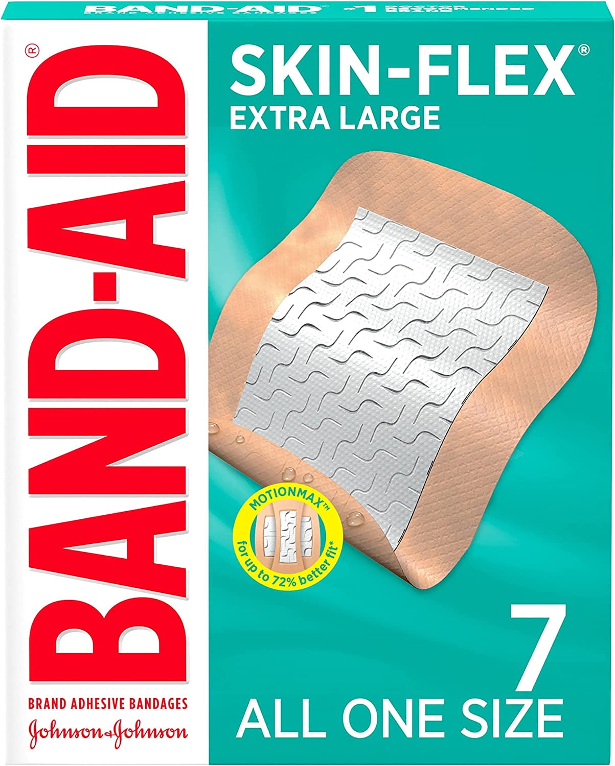 BandAid Brand SkinFlex Adhesive Bandages for First Aid and Wound Care
