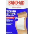thumbnail image 1 of Band-Aid Brand Tough Strips Adhesive Bandage, Extra Large Size, 10 ct (Pack of 6), 1 of 16