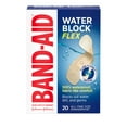 thumbnail image 1 of BAND-AID Brand Water Block Flex Adhesive Bandages, All One Size, 20 Count, 1 of 11