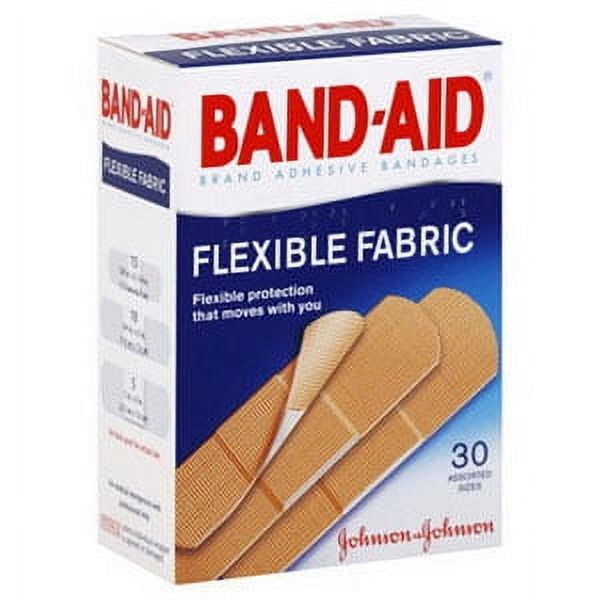 Band-Aid Flexible Fabric Adhesive Bandage [ Sold by the Box
