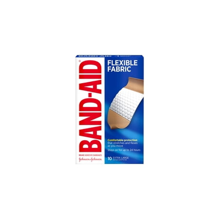 Garnier Fructis Band-Aid Flexible Fabric Extra Large Adhesive Bandages (Pack of 16)