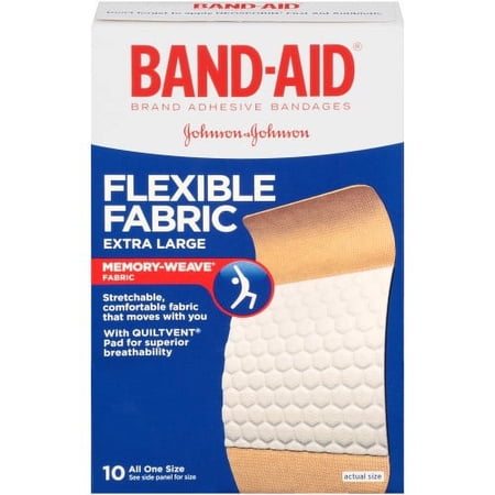 Garnier Fructis Band-Aid Flexible Fabric Extra Large Adhesive Bandages (Pack of 20)