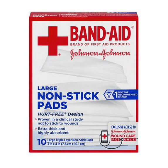 Band-Aid Non-Stick Pads Large (Pack of 60)
