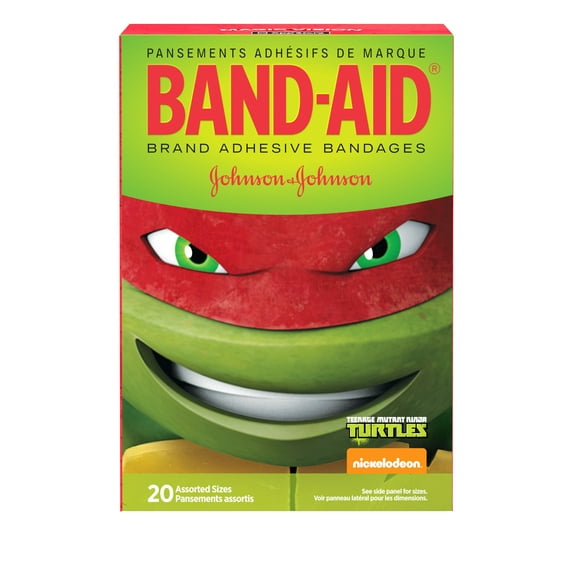 Band-Aid Nickelodeon Teenage Mutant Ninja Turtles Assorted Sizes 20 ct (Pack of 3)