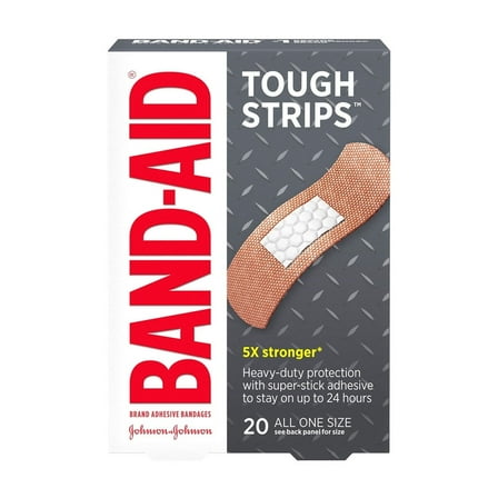 Band-Aid Tough Strips Bandages All One Size (Pack of 5)