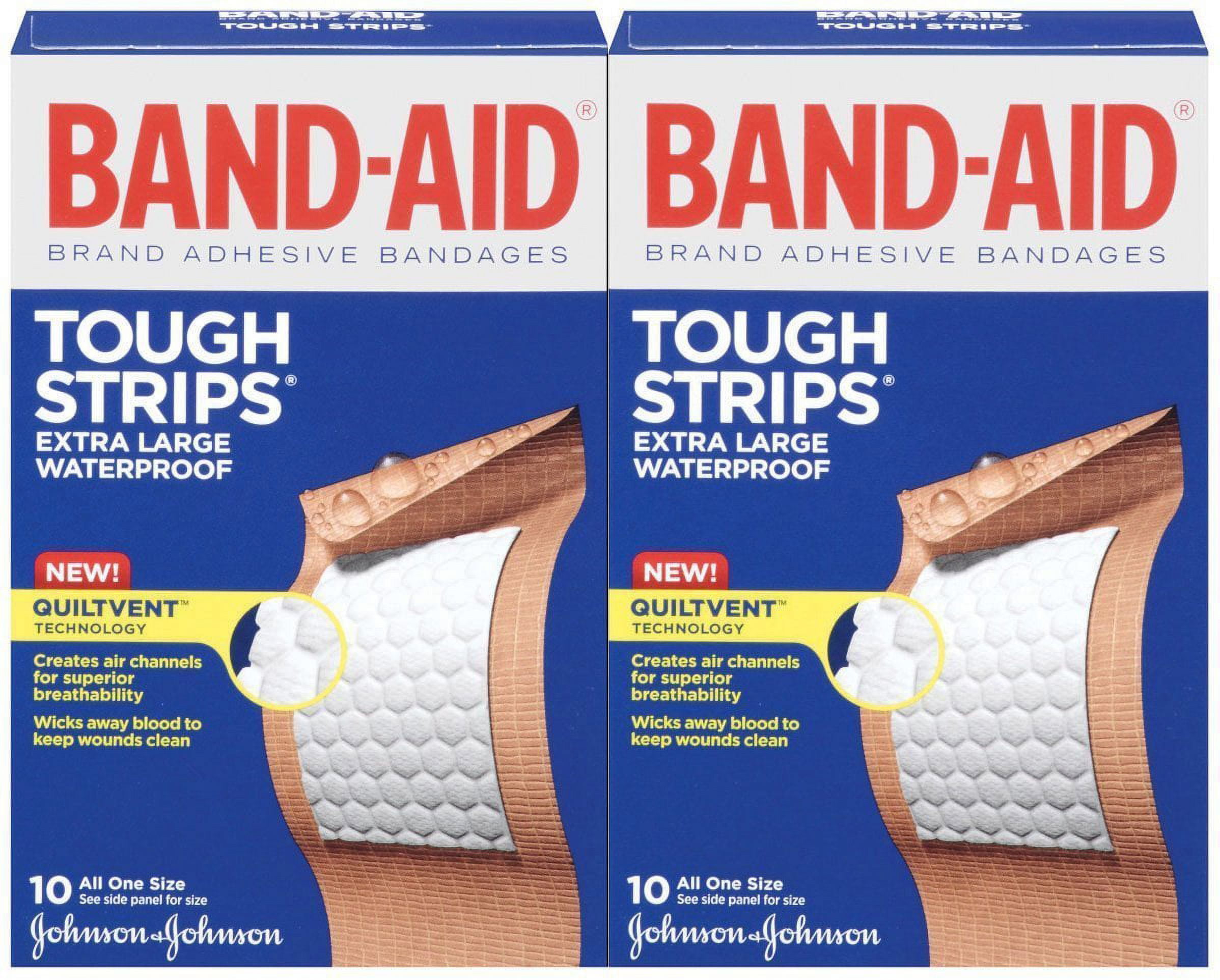 Band-Aid Brand Tough Strips Adhesive Bandage, All One Size, 60 ct - DroneUp  Delivery