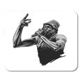 thumbnail image 1 of Band Artist Rap Singer Rapper Character Microphone in Comic Mousepad Mouse Pad Mouse Mat 9x10 inch, 1 of 3