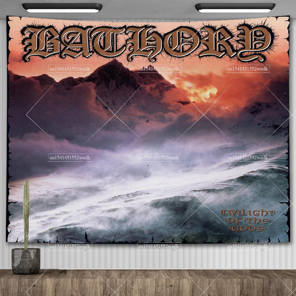 Band Bathory Goat Poster Satan Head Pentagram Tapestry Music Album