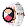 thumbnail image 1 of Band Compatible for Samsung Galaxy Active 2 Watch 44mm 40mm Active Watch Bands Galaxy Watch bands 42mm 20mm Soft Silicone Sports Wristband Replacement Straps for Women Men,Multicolor, 1 of 7