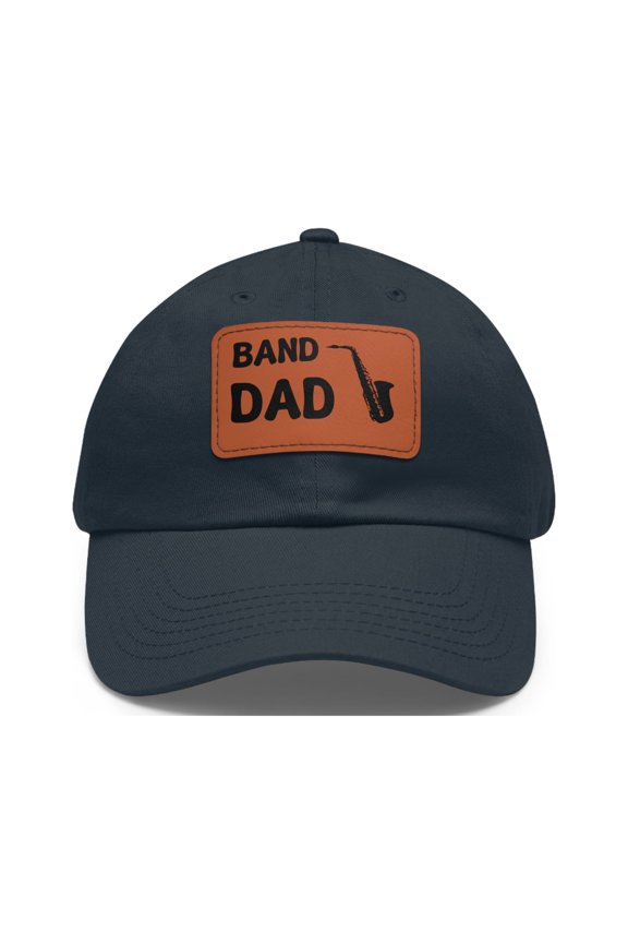 Band Dad Hat Cap Strap Back Marching Band Saxophone One Size Adjustable