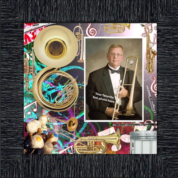 Band Director, Marching or Concert Band Personalized Picture Frame, 10X10 3526