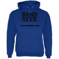 thumbnail image 1 of Band Geek Clarinet Mens Hoodie Deep Royal SM, 1 of 1