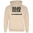 thumbnail image 1 of Band Geek Clarinet Mens Hoodie Sand LG, 1 of 1