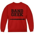 thumbnail image 1 of Band Geek Clarinet Youth Sweatshirt Red YLG, 1 of 1