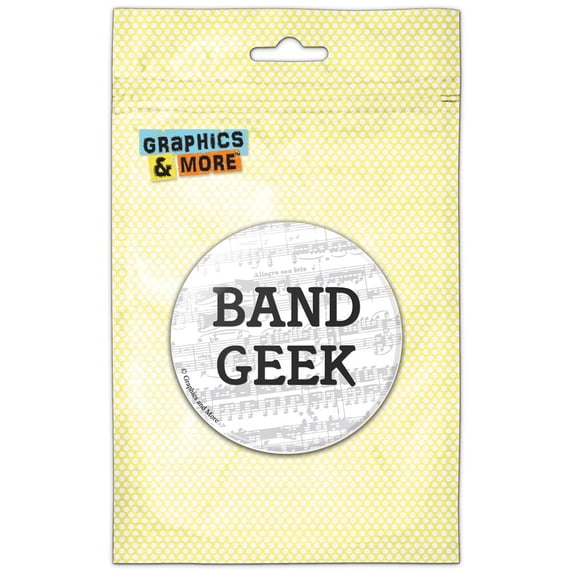 Band Geek Pinback Button Pin Badge