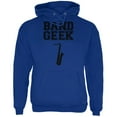 thumbnail image 1 of Band Geek Saxophone Mens Hoodie Deep Royal MD, 1 of 1
