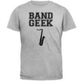 thumbnail image 1 of Band Geek Saxophone Mens T Shirt Heather X-LG, 1 of 1
