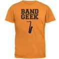 thumbnail image 1 of Band Geek Saxophone Mens T Shirt Tangerine MD, 1 of 1