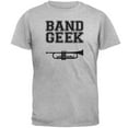thumbnail image 1 of Band Geek Trumpet Mens T Shirt Heather LG, 1 of 1