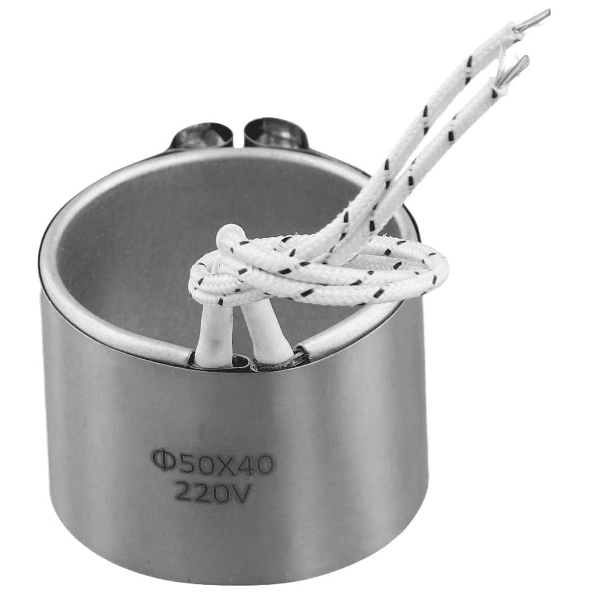 Band Heater Stainless Steel Wattage 220V Inner Dia.50mm for Electronic ...