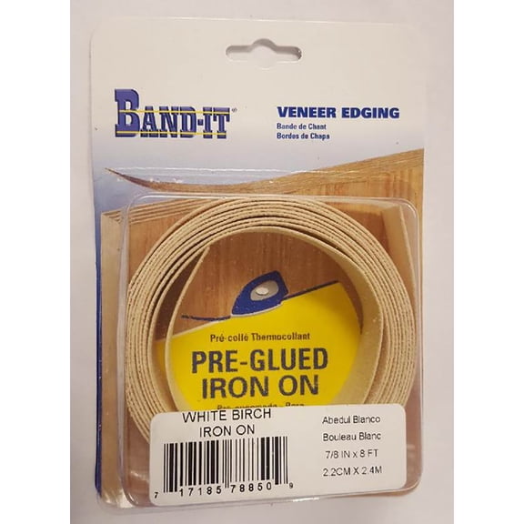 EDGING WHT BIR 7/8"X8' (Pack of 1)