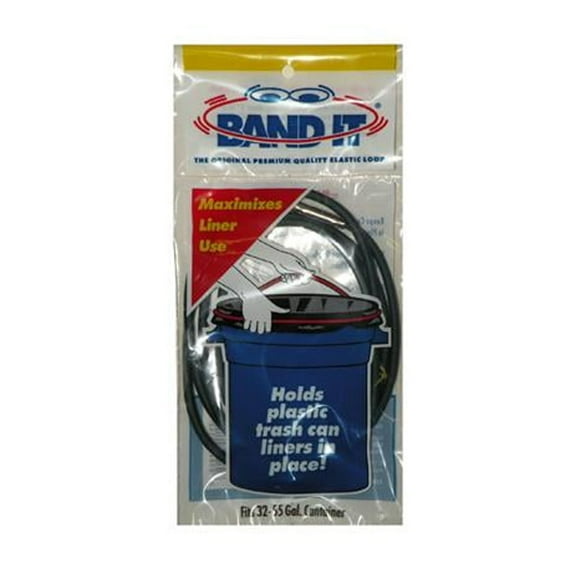 Band It 24455 Trash Can Loop, Fits 32-55 Gallon Trash Containers - Quantity 12