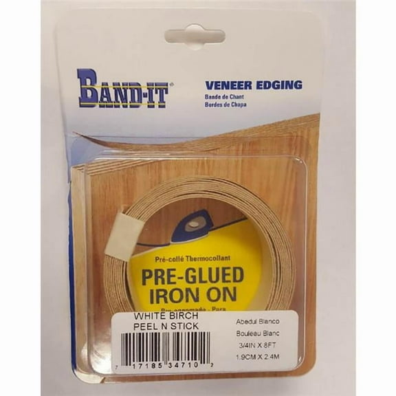 Band It 5992631 8 ft. x 0.75 x 0.03 in. Peel-N-Stick White Birch Edge Banding
