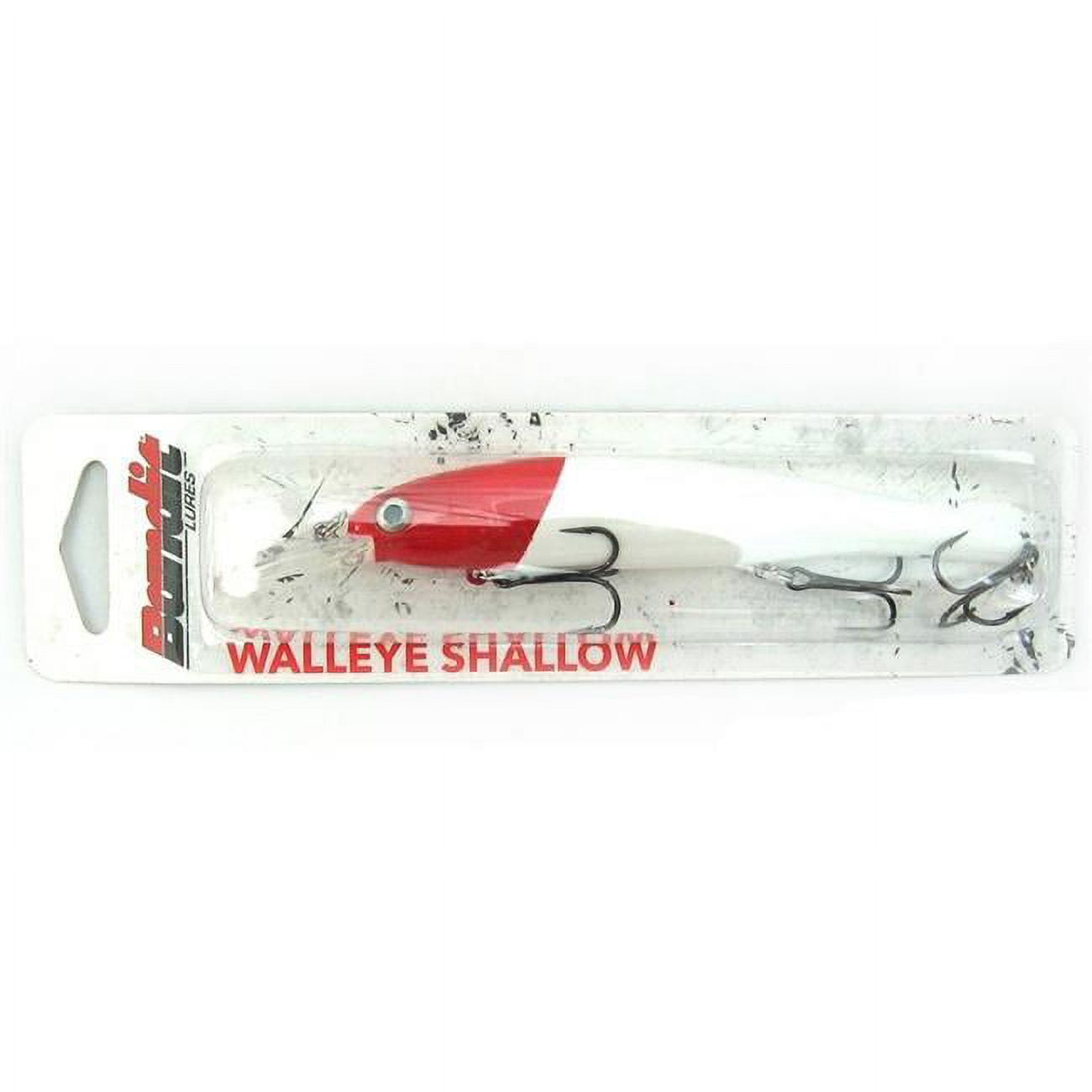 Band-It BDTWBS1D81 Walleye Shallow Red Head Fishing Lure