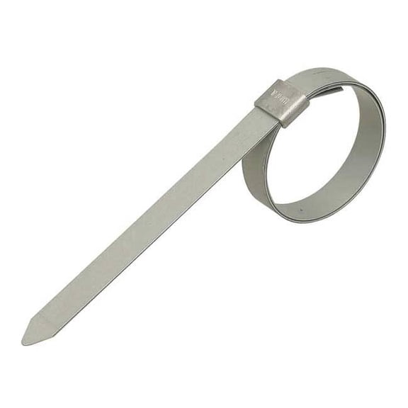 Band-It Band Clamp,1/2"W,Lip-Lock,7/8"MaxOD,PK24 GRS303