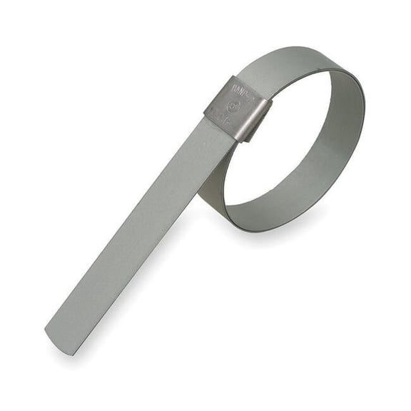Band-It Band Clamp,5/8"W,2 1/4"Max OD,PK10 GRP099