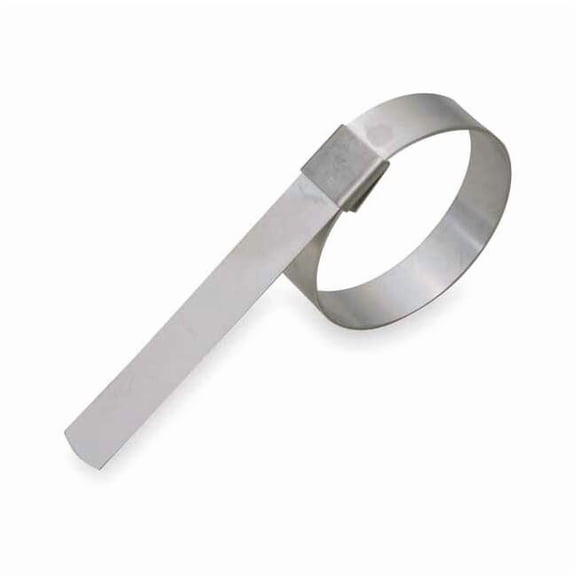 Band-It Band Clamp,5/8"W,2 1/4"Max OD,PK10 GRP09S