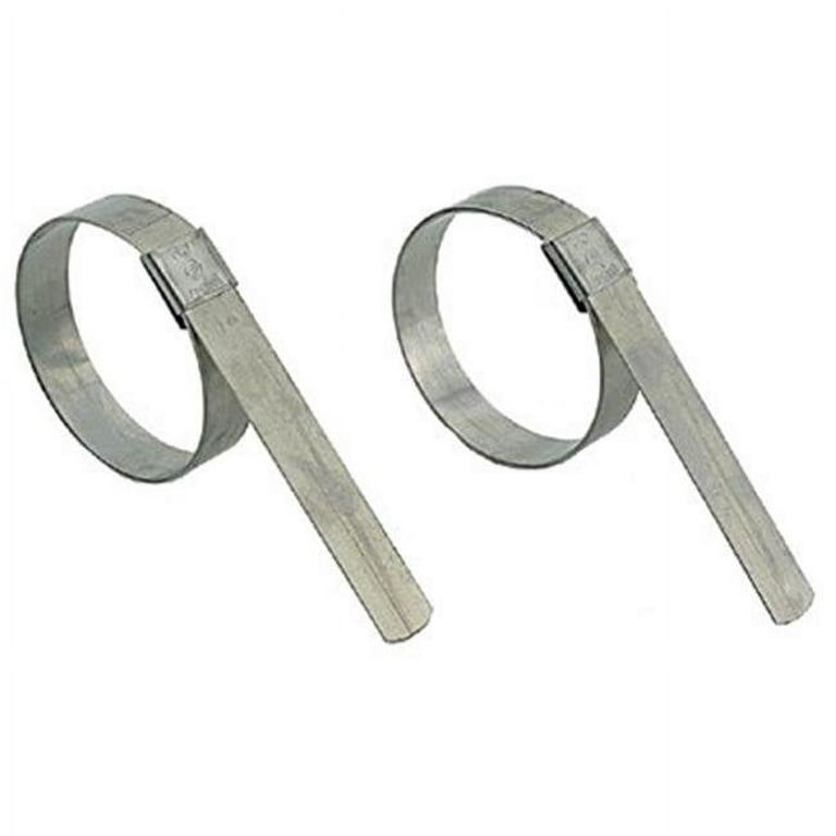 Band-It CP Series Center Punch Clamp, 2.5 in dia, 5/8 in Wide, 0.025 in  Thick, Galvanized Carbon Steel - 50 BX (080-CP1099) 