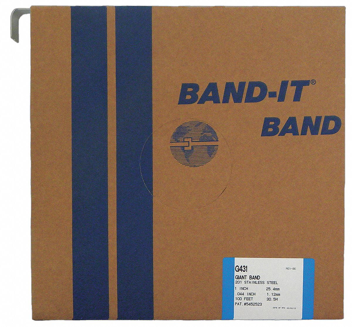 Band-It SS Band,Heavy Duty Steel,1" GRG431