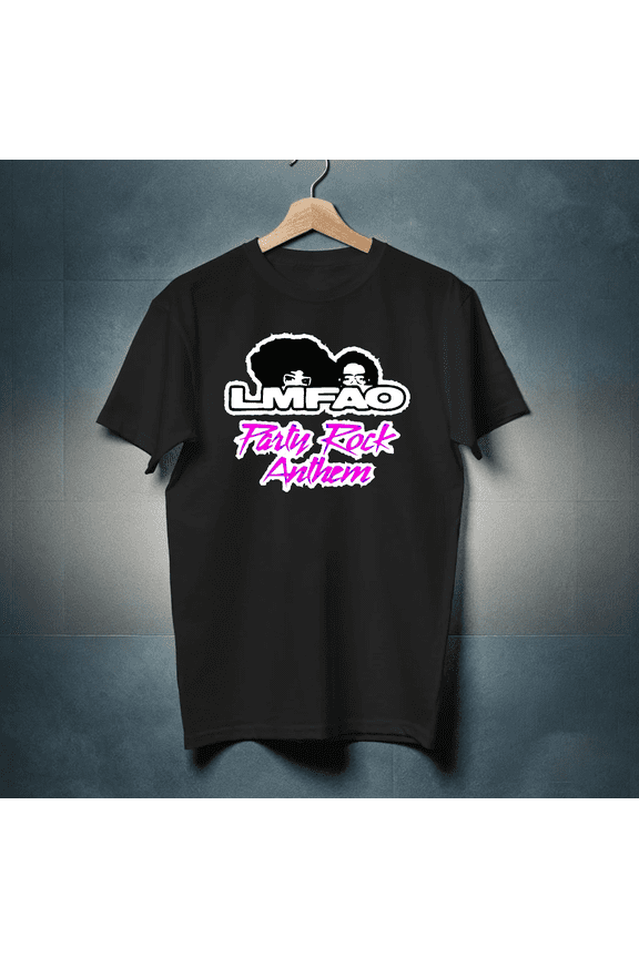 Band LMFAO Music Logo Funny Party Rock Anthem H3240 T-Shirt, for Men and Women, Up to 5XL