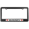 thumbnail image 1 of Band Love with Hearts License Plate Frame, 1 of 1