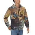 thumbnail image 1 of Band Music Gorillaz Sweatshirt For Mens Fashion Hoodies Zipper Coat Jacket With Pockets Athletic Daily Hoody Hooded Gift, 1 of 6