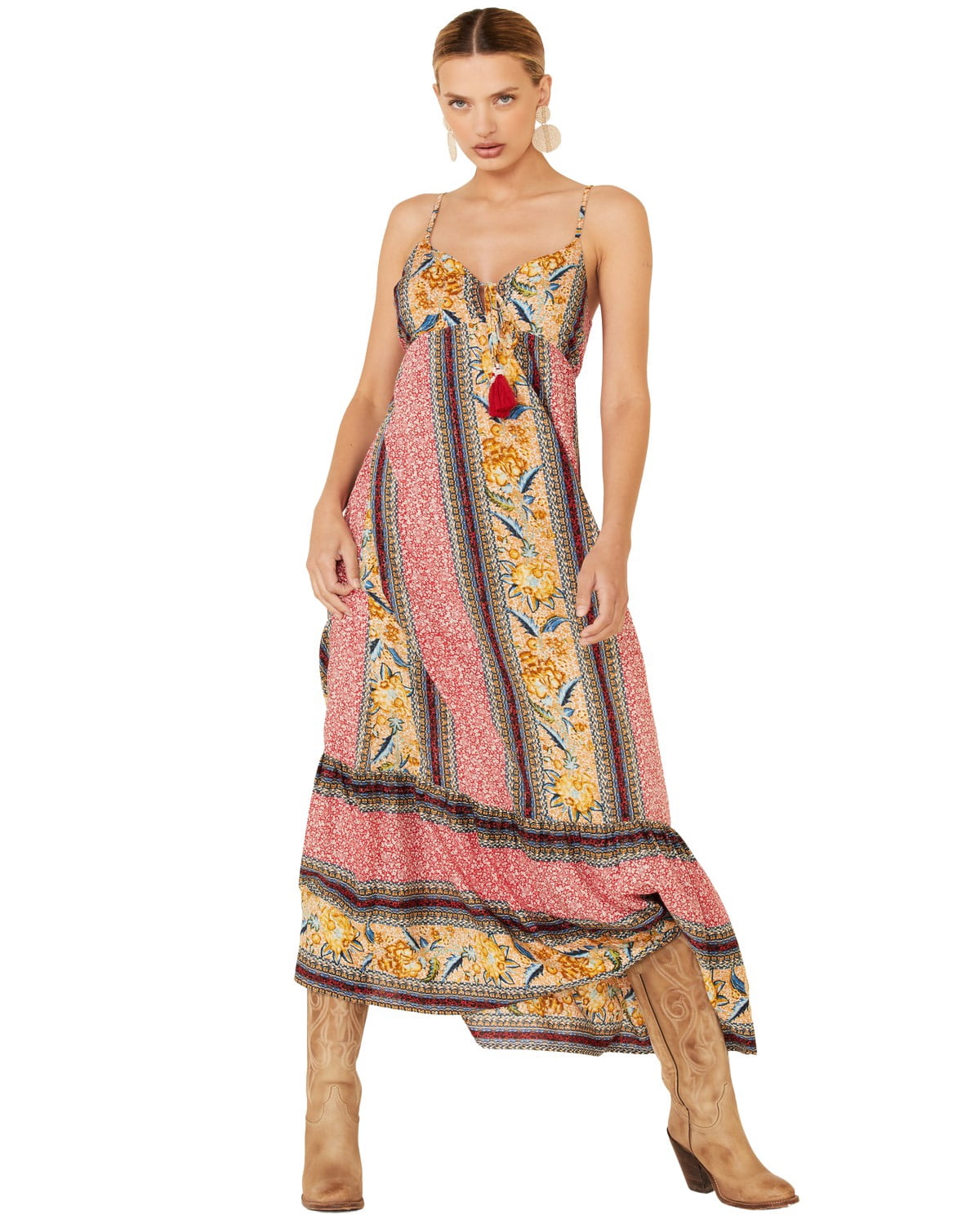 Band Of The Free Women's Free Wilhelmina Maxi Dress Multi Medium US -  Walmart.com
