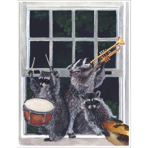 Band Print, Unframed Paper Poster 8x10in