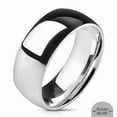 thumbnail image 1 of Band Ring Men's Stainless Steel 8mm Classic, 1 of 6