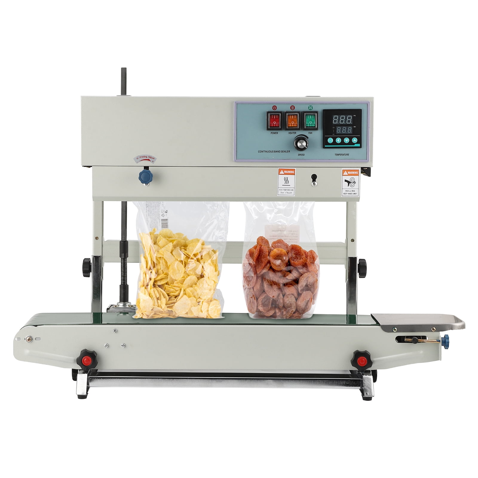 Band Sealer, Vertical Continuous Band Sealer FR900, Automatic Continuous Sealing Machine with