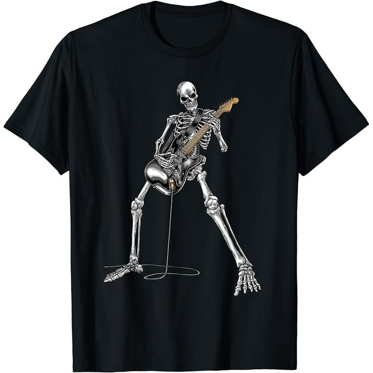 Band Shirts Rock And Roll Guitar T Shirts For Men Band Tee T-Shirt