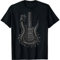 thumbnail image 1 of Band Shirts Rock And Roll Guitar T Shirts For Men Band Tee T-Shirt, 1 of 5